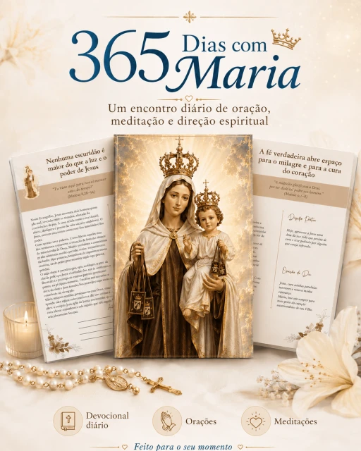 Mockup do e-book 365 Dias com Maria